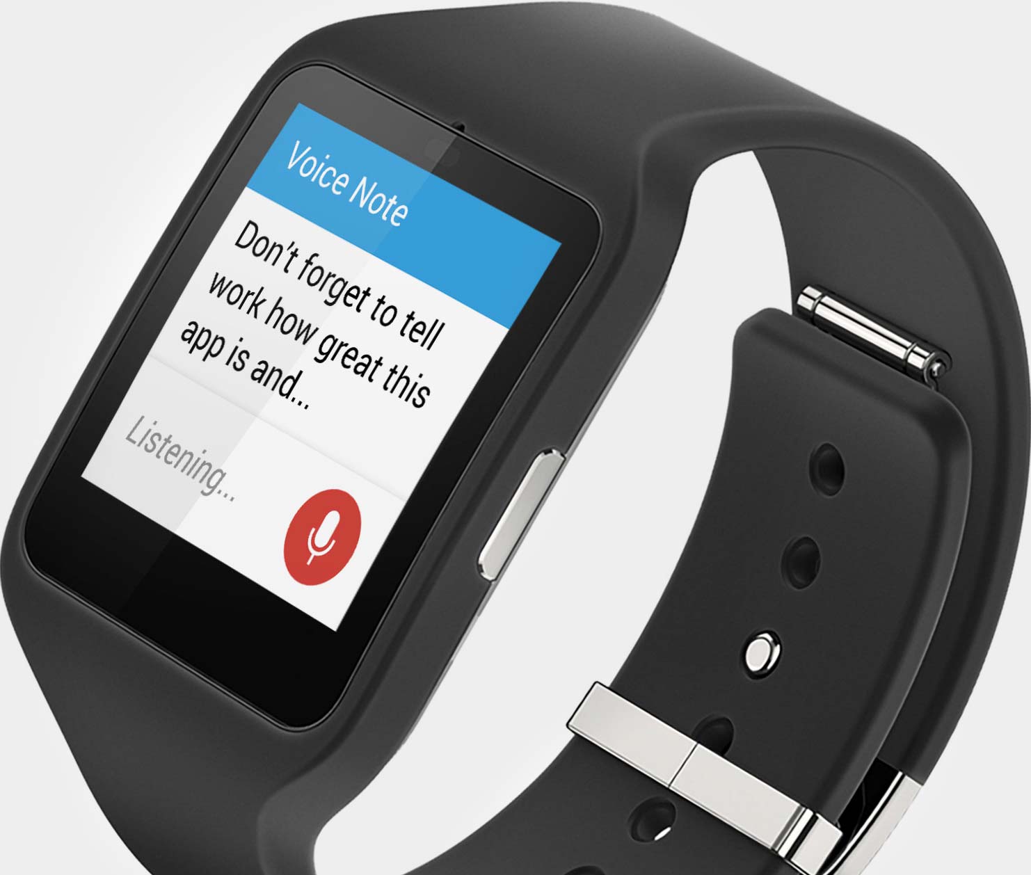 Use your voice Smartwatch App